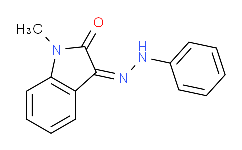CAS No. 15096-16-9, 1-Methyl-3-(2-phenylhydrazono)indolin-2-one