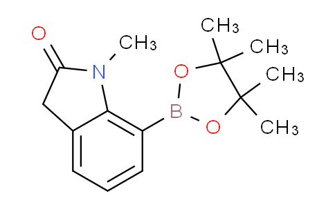 CAS No. 2304634-90-8, 1-Methyl-7-(4,4,5,5-tetramethyl-1,3,2-dioxaborolan-2-yl)indolin-2-one