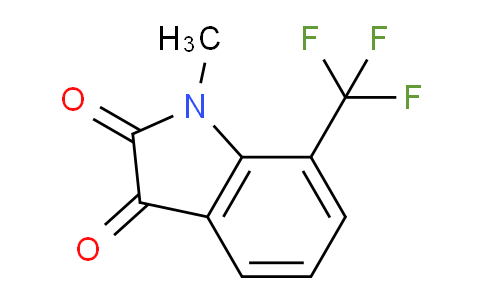 CAS No. 136622-67-8, 1-Methyl-7-(trifluoromethyl)indoline-2,3-dione