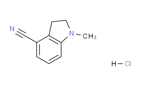CAS No. 1956382-90-3, 1-Methylindoline-4-carbonitrile hydrochloride