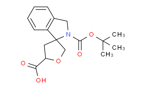 CAS No. 1250994-49-0, 2'-(tert-Butoxycarbonyl)-4,5-dihydro-2H-spiro[furan-3,1'-isoindoline]-5-carboxylic acid