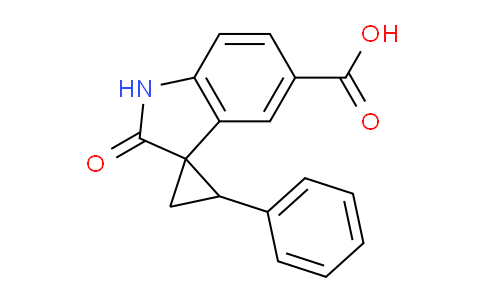 CAS No. 1710834-34-6, 2'-Oxo-2-phenylspiro[cyclopropane-1,3'-indoline]-5'-carboxylic acid