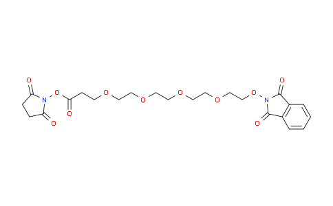 CAS No. 1415328-95-8, 2,5-dioxopyrrolidin-1-yl 1-(1,3-dioxoisoindolin-2-yloxy)-3,6,9,12-tetraoxapentadecan-15-oate
