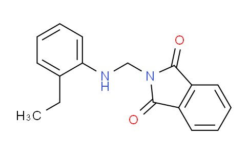 CAS No. 301223-08-5, 2-(((2-Ethylphenyl)amino)methyl)isoindoline-1,3-dione