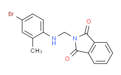 CAS No. 116595-38-1, 2-(((4-Bromo-2-methylphenyl)amino)methyl)isoindoline-1,3-dione