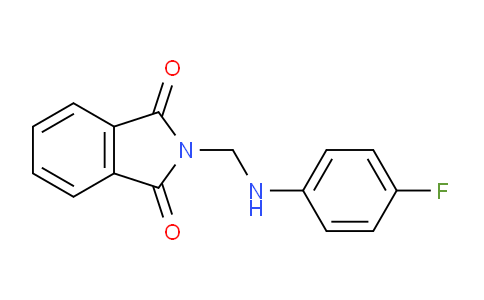 CAS No. 69076-73-9, 2-(((4-Fluorophenyl)amino)methyl)isoindoline-1,3-dione