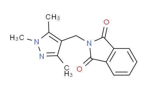 CAS No. 50699-17-7, 2-((1,3,5-Trimethyl-1H-pyrazol-4-yl)methyl)isoindoline-1,3-dione