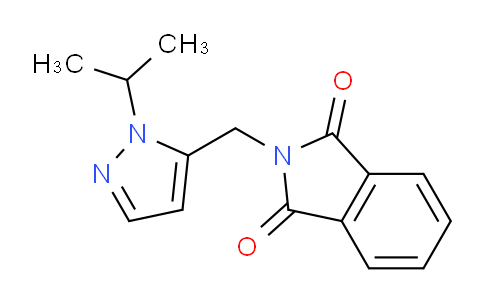 CAS No. 1384856-36-3, 2-((1-Isopropyl-1H-pyrazol-5-yl)methyl)isoindoline-1,3-dione