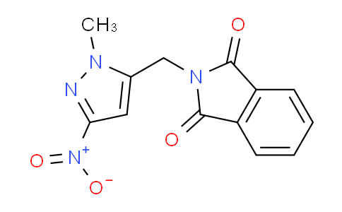 CAS No. 1370050-61-5, 2-((1-Methyl-3-nitro-1H-pyrazol-5-yl)methyl)isoindoline-1,3-dione