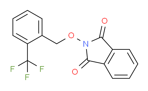 CAS No. 321430-37-9, 2-((2-(Trifluoromethyl)benzyl)oxy)isoindoline-1,3-dione