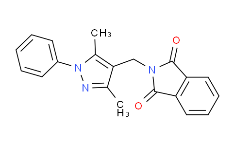 CAS No. 50699-18-8, 2-((3,5-dimethyl-1-phenyl-1H-pyrazol-4-yl)methyl)isoindoline-1,3-dione