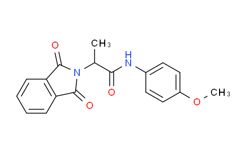 CAS No. 140244-42-4, 2-(1,3-Dioxoisoindolin-2-yl)-N-(4-methoxyphenyl)propanamide