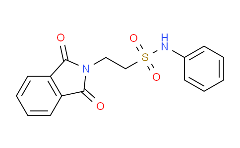 CAS No. 25840-58-8, 2-(1,3-Dioxoisoindolin-2-yl)-N-phenylethanesulfonamide