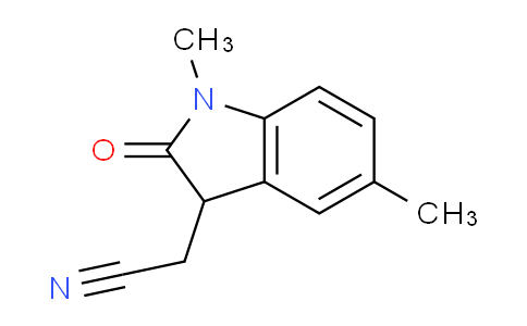 CAS No. 1808178-70-2, 2-(1,5-Dimethyl-2-oxoindolin-3-yl)acetonitrile