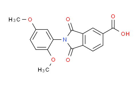 MC629501 | 356574-17-9 | 2-(2,5-Dimethoxyphenyl)-1,3-dioxoisoindoline-5-carboxylic acid