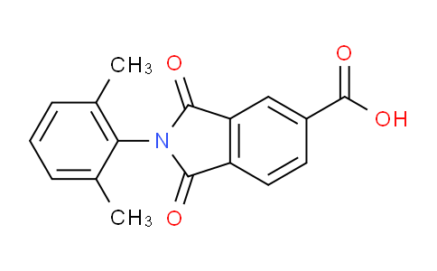CAS No. 110768-27-9, 2-(2,6-Dimethylphenyl)-1,3-dioxoisoindoline-5-carboxylic acid