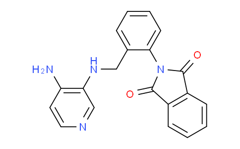 CAS No. 1417793-22-6, 2-(2-(((4-Aminopyridin-3-yl)amino)methyl)phenyl)isoindoline-1,3-dione