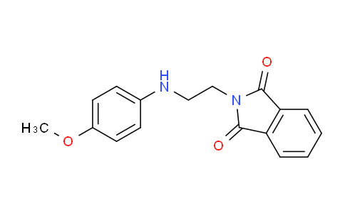 CAS No. 856828-07-4, 2-(2-((4-Methoxyphenyl)amino)ethyl)isoindoline-1,3-dione