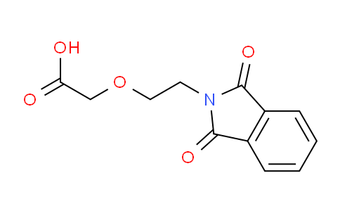 CAS No. 69676-65-9, 2-(2-(1,3-Dioxoisoindolin-2-yl)ethoxy)acetic acid