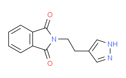 CAS No. 1195687-62-7, 2-(2-(1H-Pyrazol-4-yl)ethyl)isoindoline-1,3-dione