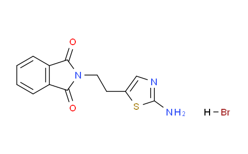 CAS No. 136604-50-7, 2-(2-(2-Aminothiazol-5-yl)ethyl)isoindoline-1,3-dione hydrobromide