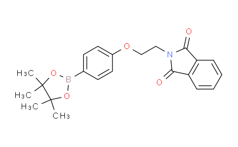 CAS No. 957061-09-5, 2-(2-(4-(4,4,5,5-Tetramethyl-1,3,2-dioxaborolan-2-yl)phenoxy)ethyl)isoindoline-1,3-dione