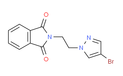 CAS No. 1226808-60-1, 2-(2-(4-Bromo-1H-pyrazol-1-yl)ethyl)isoindoline-1,3-dione