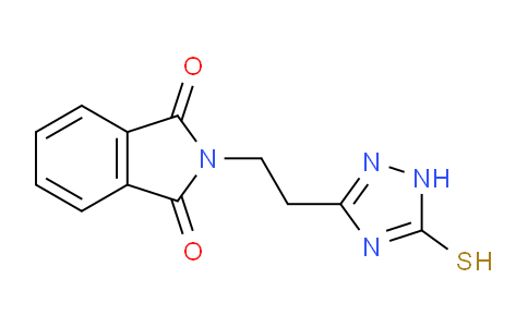 CAS No. 362004-43-1, 2-(2-(5-Mercapto-1H-1,2,4-triazol-3-yl)ethyl)isoindoline-1,3-dione