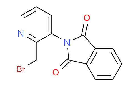 CAS No. 954240-58-5, 2-(2-(Bromomethyl)pyridin-3-yl)isoindoline-1,3-dione