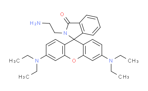 CAS No. 950846-89-6, 2-(2-Aminoethyl)-3',6'-bis(diethylamino)spiro[isoindoline-1,9'-xanthen]-3-one