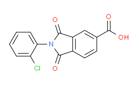 CAS No. 160878-86-4, 2-(2-Chlorophenyl)-1,3-dioxoisoindoline-5-carboxylic acid