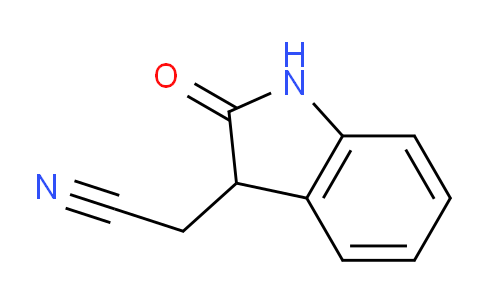 CAS No. 54744-66-0, 2-(2-Oxoindolin-3-yl)acetonitrile