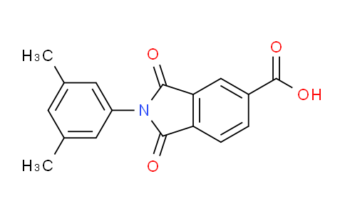 CAS No. 340828-06-0, 2-(3,5-Dimethylphenyl)-1,3-dioxoisoindoline-5-carboxylic acid