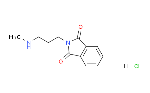CAS No. 861018-76-0, 2-(3-(Methylamino)propyl)isoindoline-1,3-dione hydrochloride