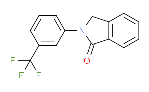 CAS No. 1374223-02-5, 2-(3-(Trifluoromethyl)phenyl)isoindolin-1-one