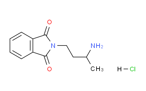 CAS No. 1332598-52-3, 2-(3-Aminobutyl)isoindoline-1,3-dione hydrochloride