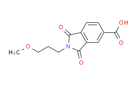 CAS No. 705268-13-9, 2-(3-Methoxypropyl)-1,3-dioxoisoindoline-5-carboxylic acid