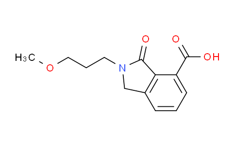 CAS No. 881041-34-5, 2-(3-Methoxypropyl)-3-oxoisoindoline-4-carboxylic acid