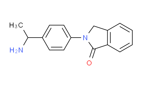CAS No. 344339-81-7, 2-(4-(1-Aminoethyl)phenyl)isoindolin-1-one