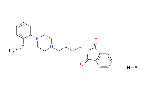 CAS No. 115388-32-4, 2-(4-(4-(2-Methoxyphenyl)piperazin-1-yl)butyl)isoindoline-1,3-dione hydrobromide