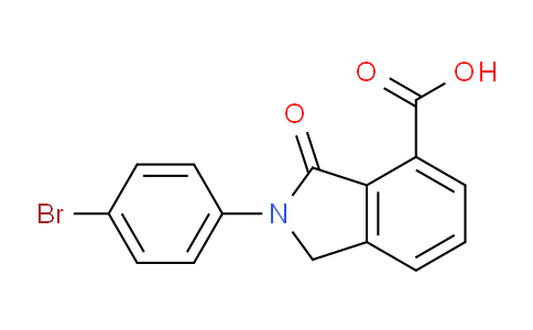 CAS No. 1048916-54-6, 2-(4-Bromophenyl)-3-oxoisoindoline-4-carboxylic acid
