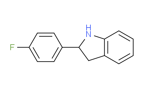 CAS No. 595548-71-3, 2-(4-Fluorophenyl)indoline