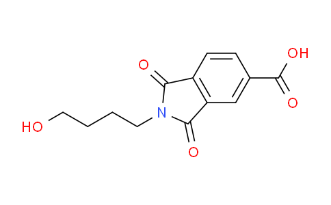 CAS No. 351334-92-4, 2-(4-Hydroxybutyl)-1,3-dioxoisoindoline-5-carboxylic acid