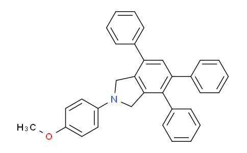 CAS No. 1094210-31-7, 2-(4-Methoxyphenyl)-4,5,7-triphenylisoindoline