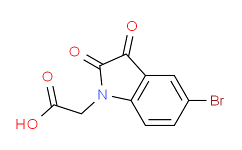 CAS No. 19612-65-8, 2-(5-Bromo-2,3-dioxoindolin-1-yl)acetic acid