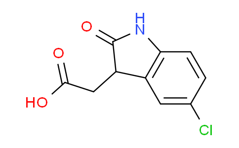 CAS No. 1228552-97-3, 2-(5-Chloro-2-oxoindolin-3-yl)acetic acid