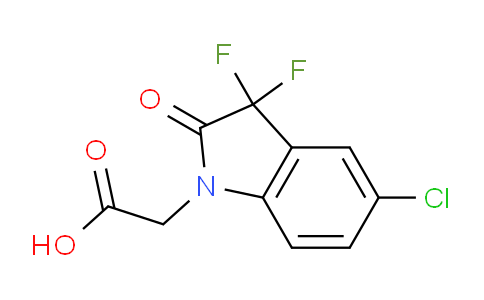 CAS No. 1706437-54-8, 2-(5-Chloro-3,3-difluoro-2-oxoindolin-1-yl)acetic acid