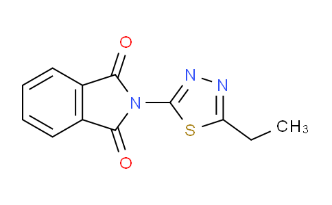 CAS No. 356792-09-1, 2-(5-Ethyl-1,3,4-thiadiazol-2-yl)isoindoline-1,3-dione