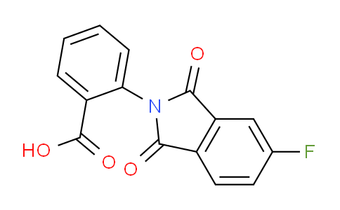CAS No. 299963-55-6, 2-(5-Fluoro-1,3-dioxoisoindolin-2-yl)benzoic acid