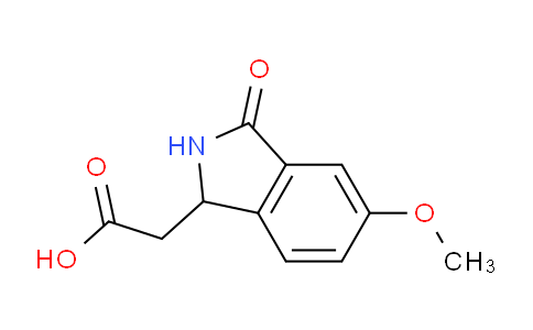 CAS No. 77532-72-0, 2-(5-Methoxy-3-oxoisoindolin-1-yl)acetic acid